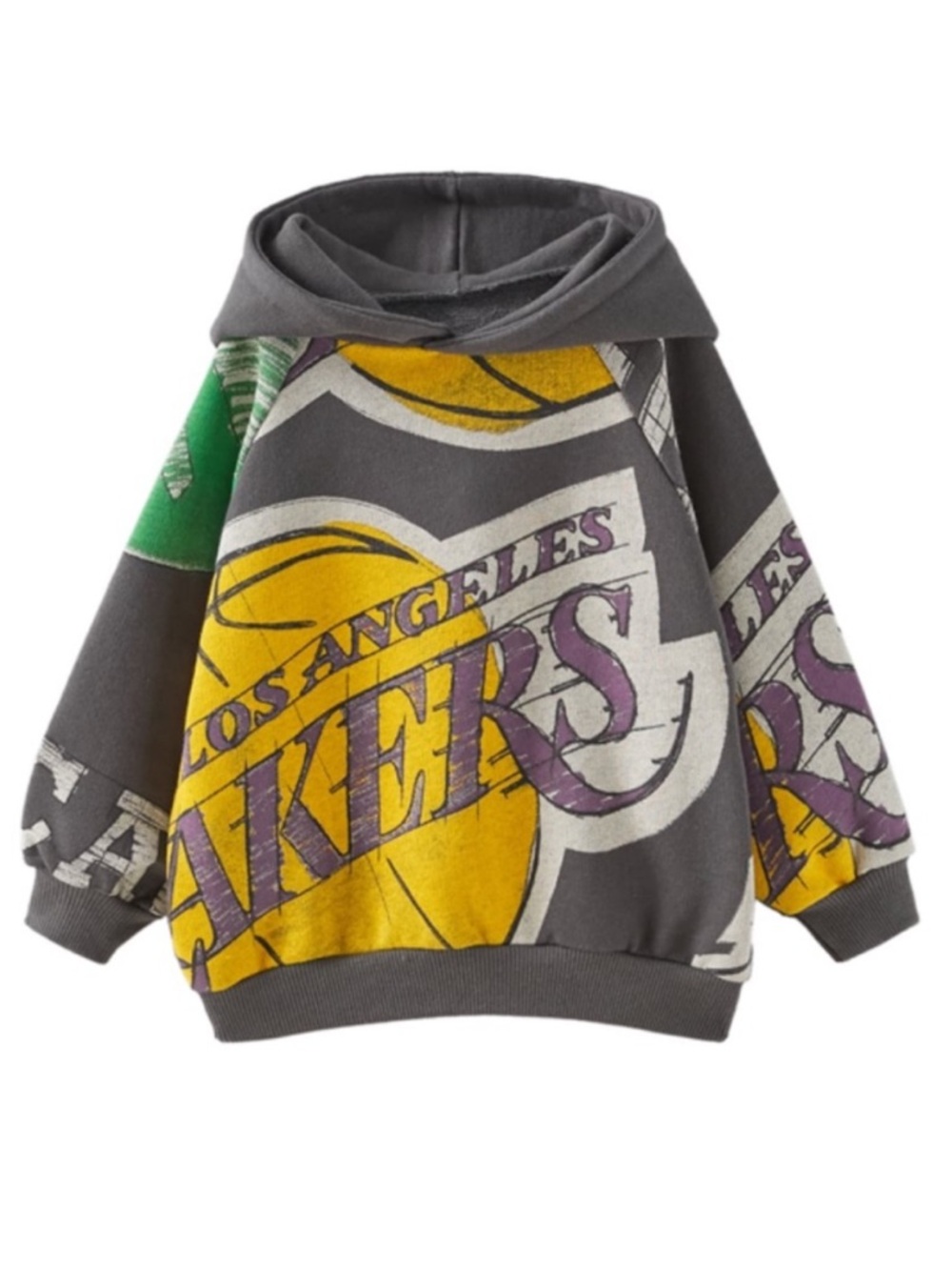 Boys Zara NBA team logos hoodie size 4-5